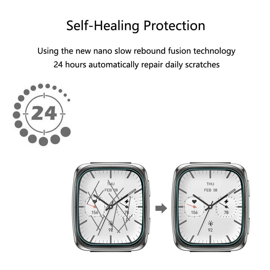 Hydrogel Film For Amazfit Active 2 Square Screen Protector Smart Watch Films Cover For Huami Amazfit Active2 Square Accessories