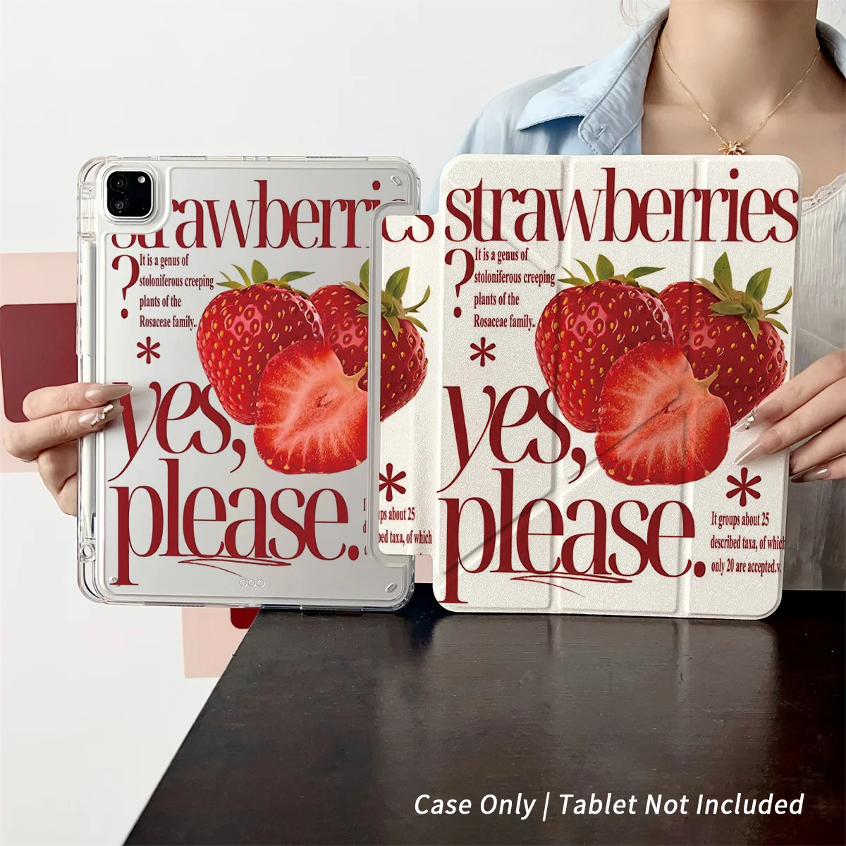 Slim Fit Premium TPU Tablet Cover, Shockproof Durable Lightweight Protective Case for iPad Samsung Huawei Honor Redmi Xiaomi