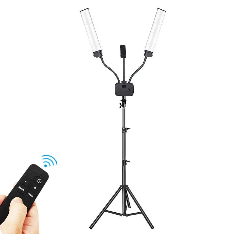 

45W double arm light photography light portable foldable led mobile phone selfie beauty photo live stream filling light