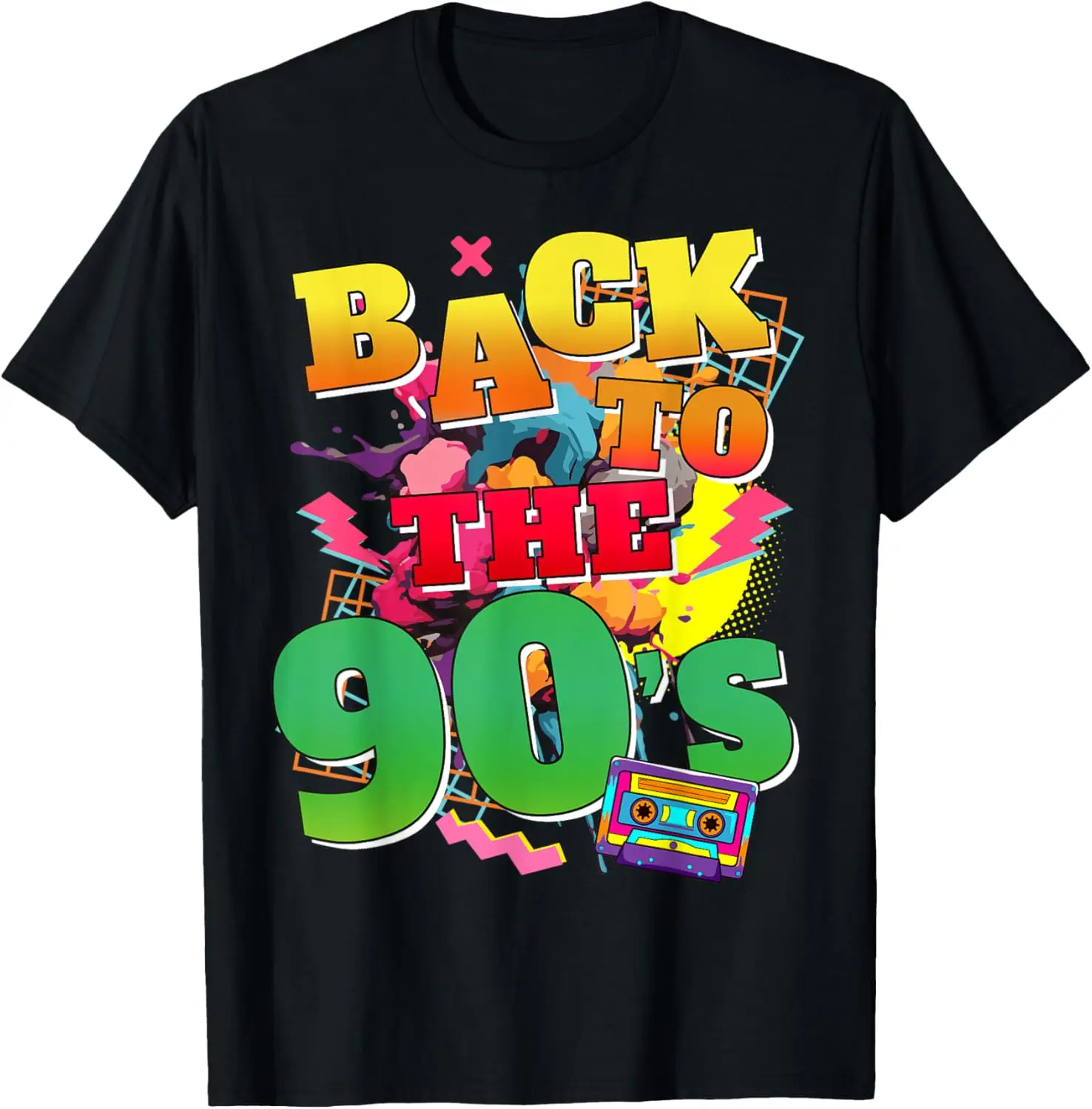 

Funny 90s Back To The 90s Retro Theme Party T-Shirt