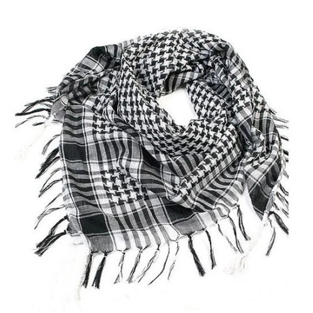 

Men Women Tacticals Arab Scarf Fashion Lightweight Hijab Scarf Spring Army Plaid Head Scarf Keep Warm Scarfs Outdoor Equipment