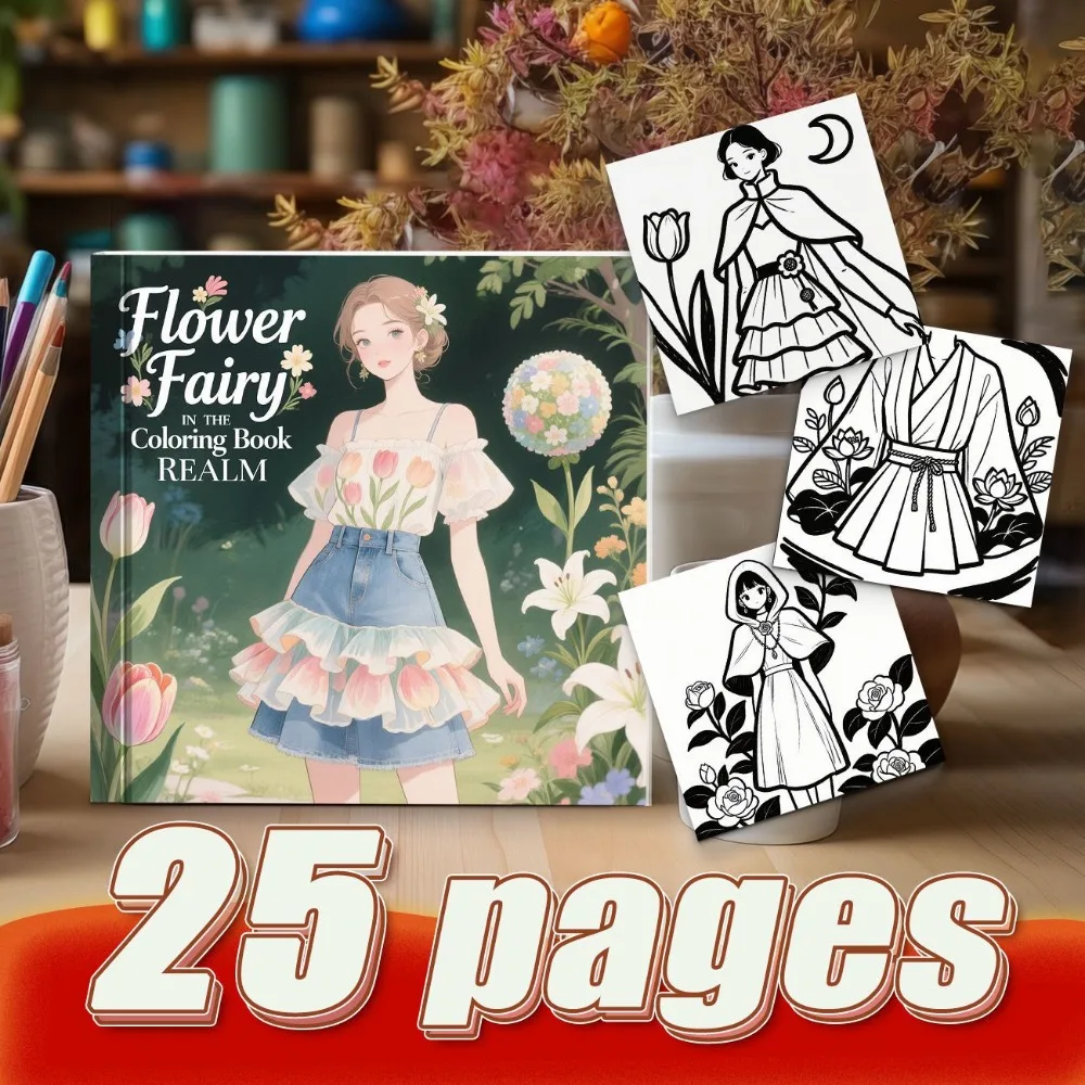 Beautiful Food Theme Coloring Book For Adults Relax Stress Relief DIY Art Creation With Smooth And Easy To Color Paper