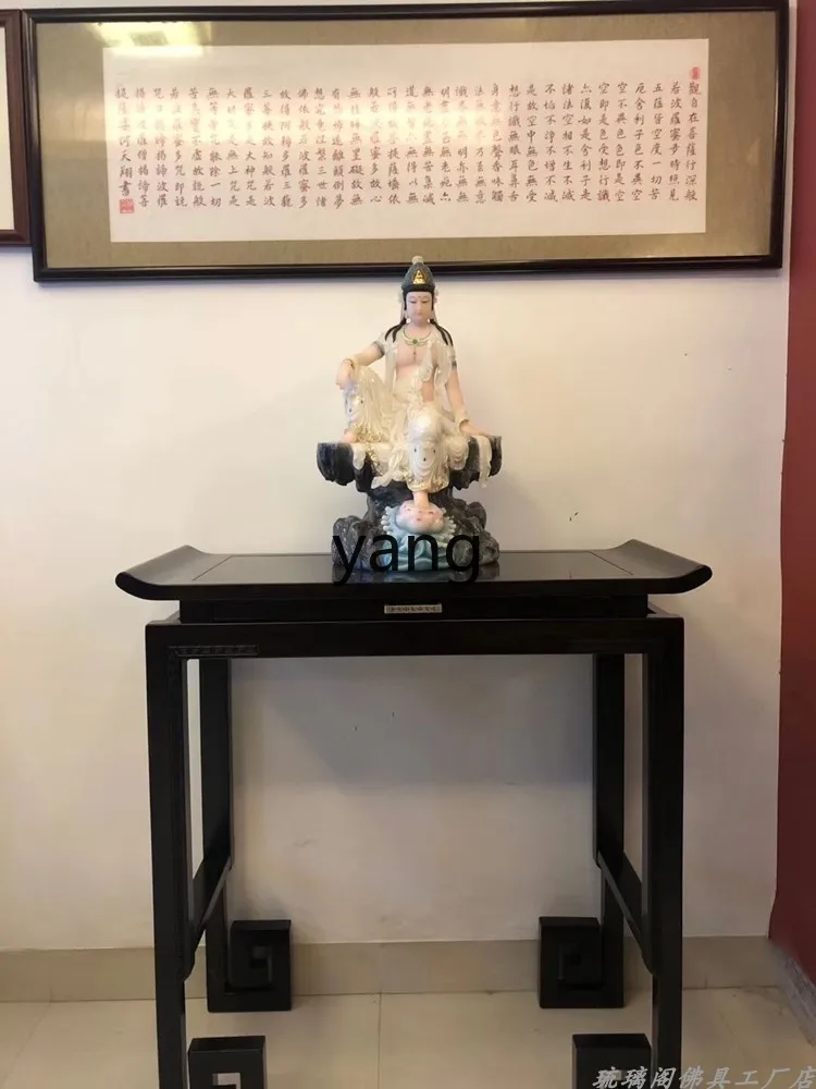 Yhl Buddha Shrine Household Incense Burner Table Buddha Table Altar Economical Table for God of Fortune Guan Gong Buddha Cabinet