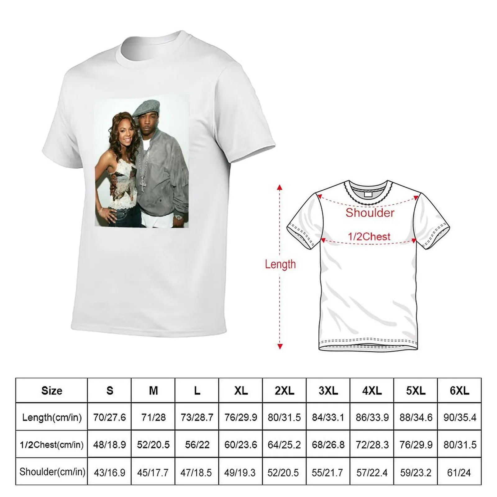 Ja Rule and Ashanti T-Shirt man t shirt cotton man t shirts for men casual T-Shirt