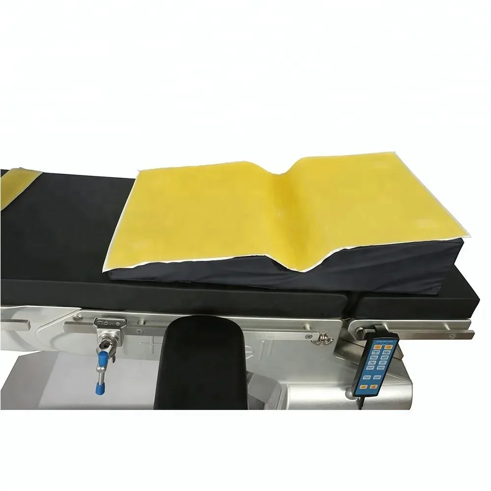 X-ray translucent waterproof lateral gel pad positioner for body support as lateral position body support for operating table