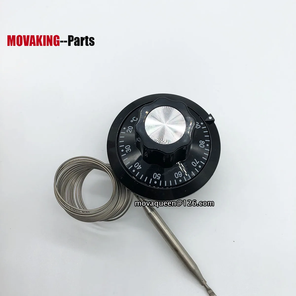 Electric Fryer Spare Accessories 55.13034.140 190 Degree Mechanical Thermostat With Knob For EGO Replace