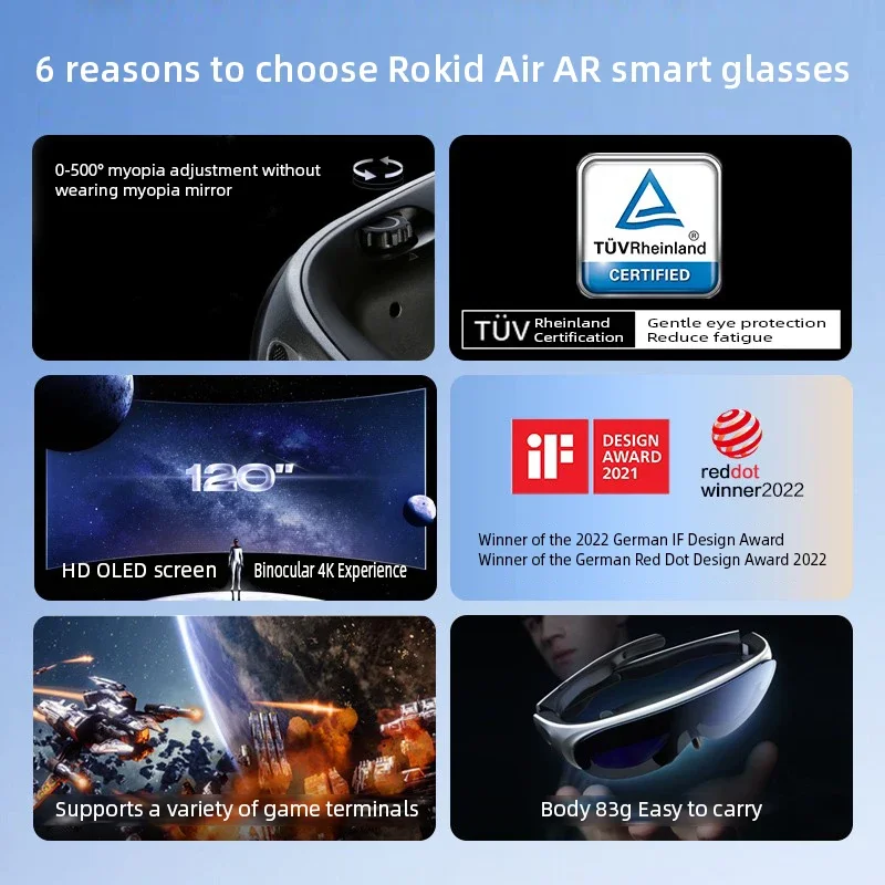 New Product AR Glasses Adjustable Virtual Reality Vr 3D Glasses Foldable Ps4 Vr Headset AR Glasses For Sale