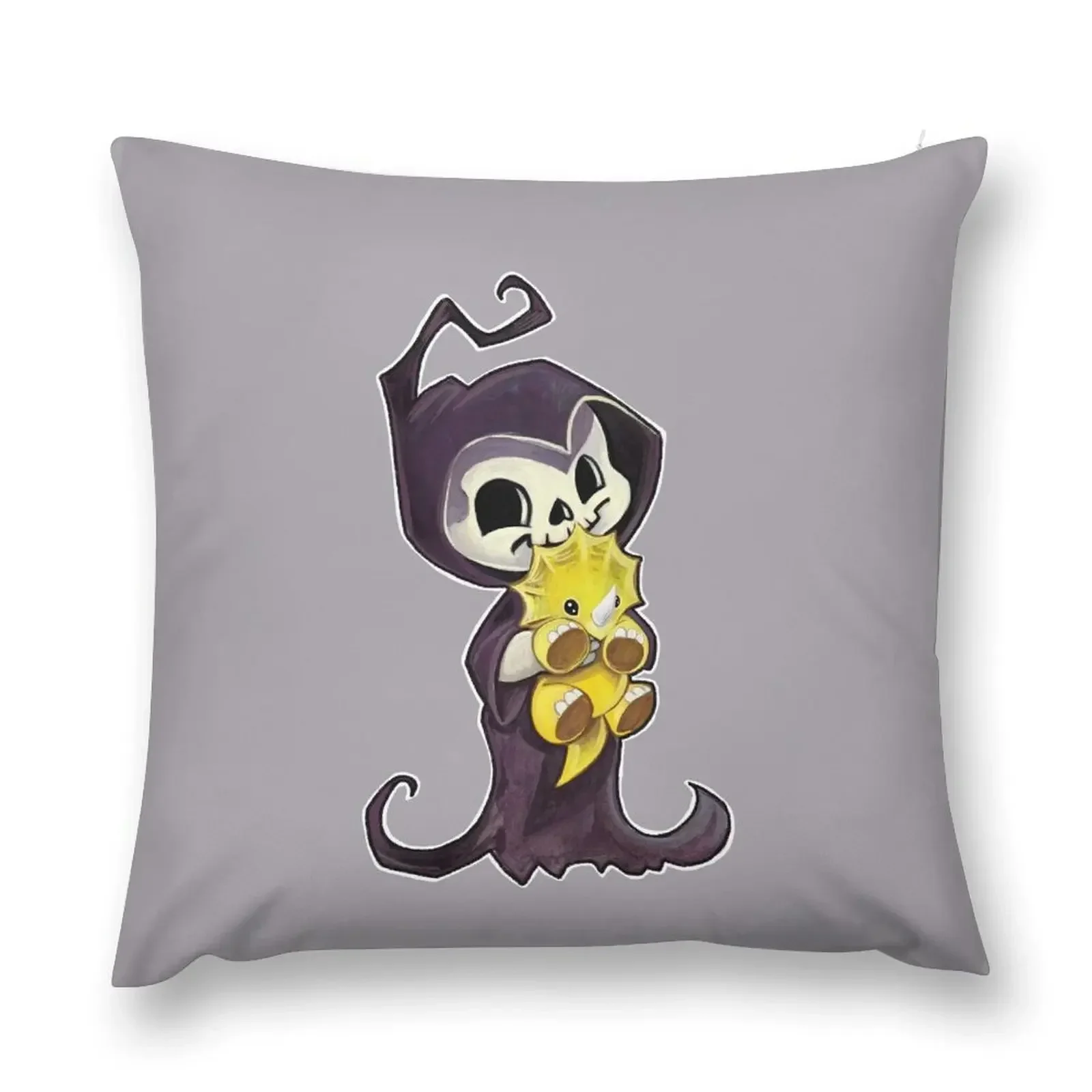 

Little Grim and dino Throw Pillow Sofa Cushions Covers Decorative Cushions For Luxury Sofa pillow