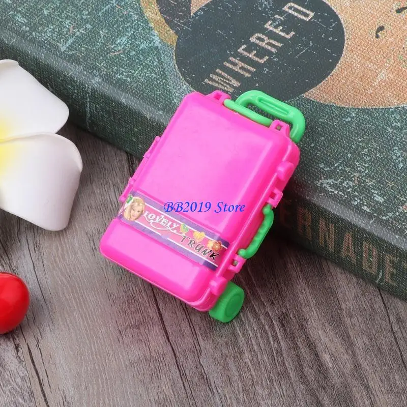 q0kb สาวตุ๊กตาพกพาไปมาสเกลสำหรับการเดินทางสำหรับเคส Reborns สำหรับตุ๊กตาภาพถ่ายอุปกรณ์ประกอบฉากสำหรับเล่น DIY Toy Princess Doll