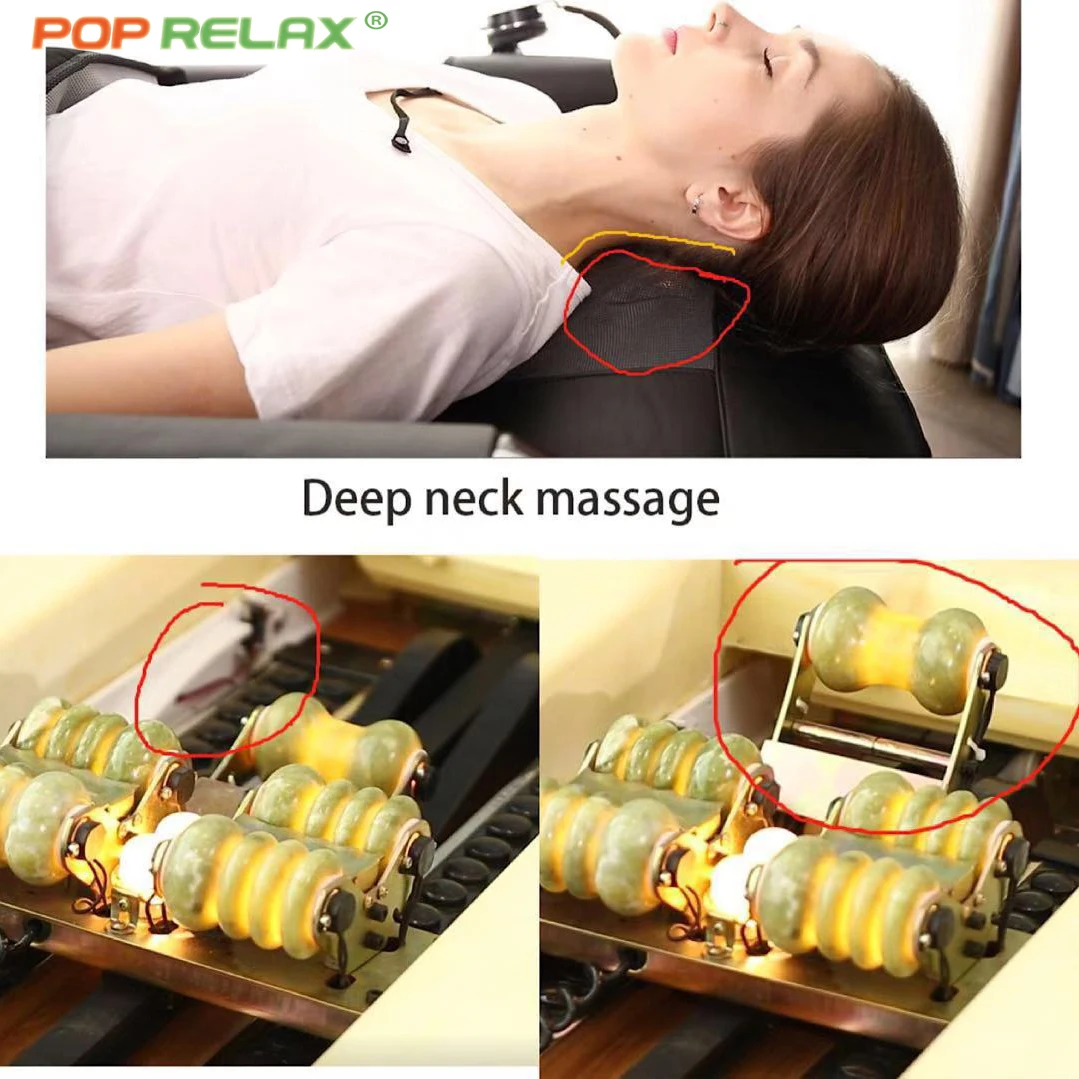 Korean Seragem Healax Master V4 Body Acupressure Thermal Infrared Therapy Jade Hot Stone Massage Bed