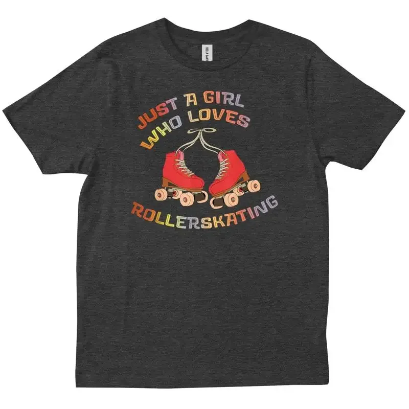 Juste une fille qui aime le roller, t-shirt vintage sur le thème du roller