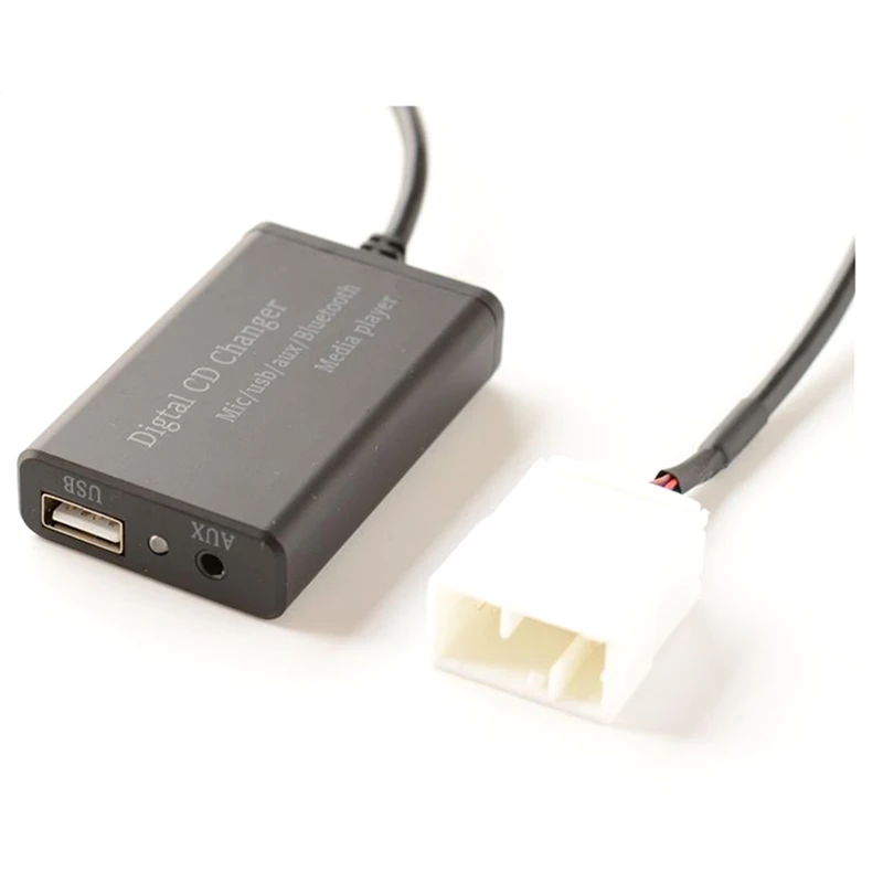 واجهة موسيقى بلوتوث لمحول مشغل الأقراص المضغوطة Goldwing GL1800 USB/AUX المتوافق مع دراجة نارية Goldwing