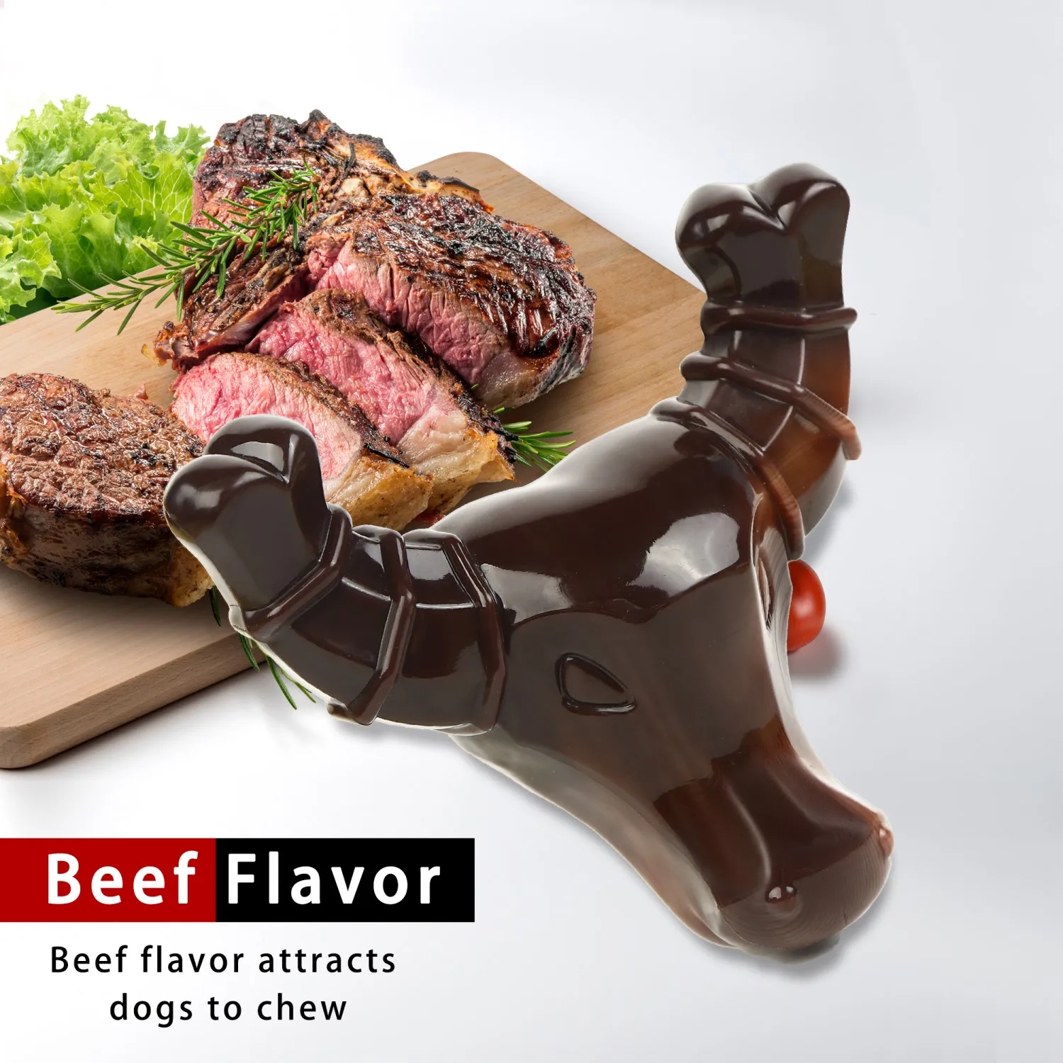 Beef Flavored Chew Toys For Dogs Plush Interactive Dog Toy Pets Dogs Accessories Puppy Things Large Supplies Pet Products Home