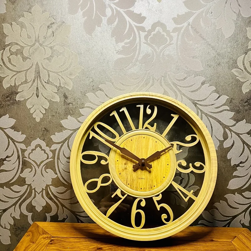 Nordic Decoration Wall Clocks Living Room Vintage Electronic Silent Wall Clocks Italian Design Home Decor Reloj De Pared LLWC