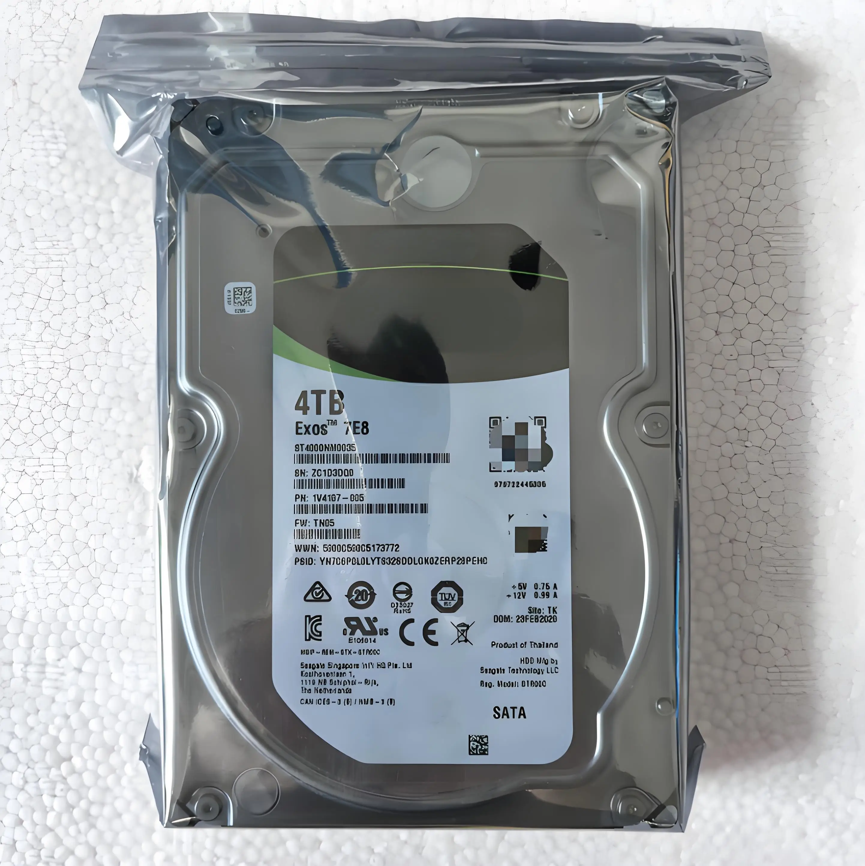 

For 7E8 ST4000NM0035 4TB 4T SATA 7.2K 256M Enterprise Hard Drive HDD