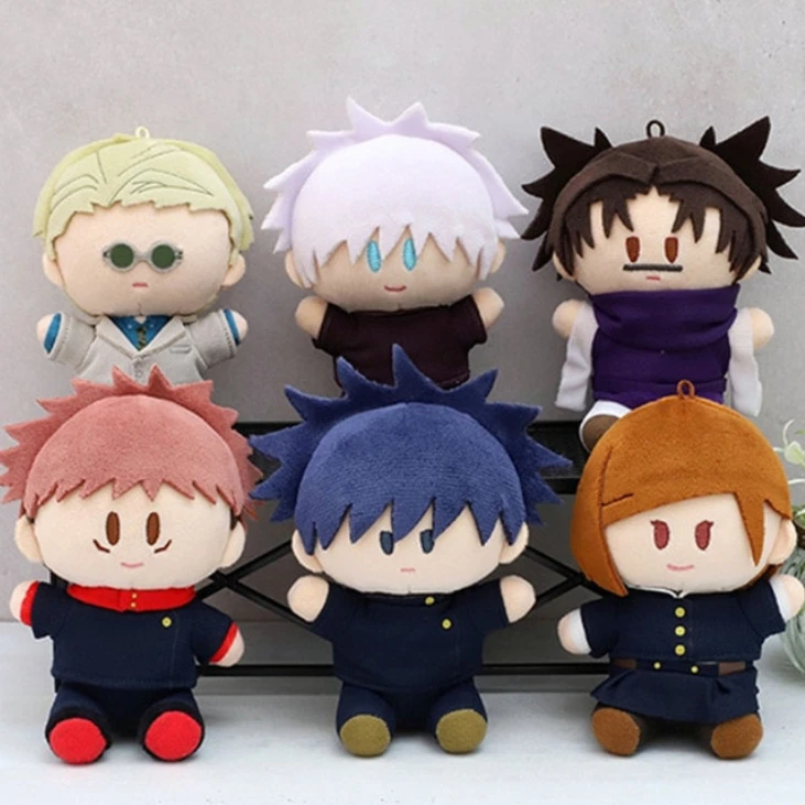 

Anime Jujutsu Kaisen Satoru Gojo Itadori Yuji Fushiguro Megumi Kugisaki Nobara Choso Nanami Kento Cosplay Plush doll Pendant