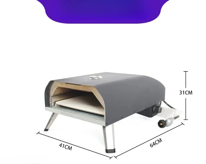 Traditional Italian Pizza Grill Stainless Steel 12 Inch Grill Outdoor Household