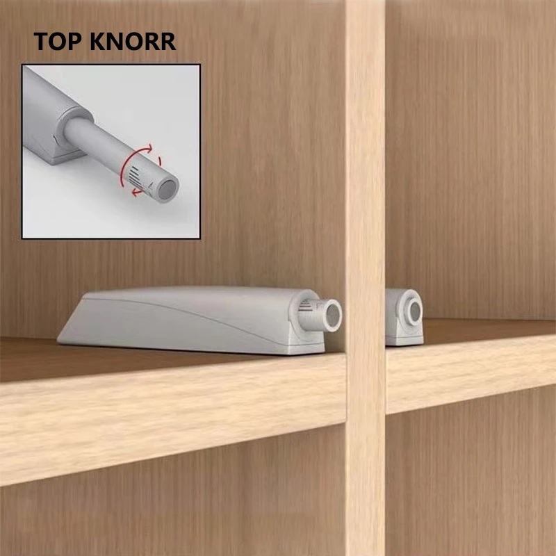 KNORR-rebote de puerta de armario sin manija superior, dispositivo de resorte de prensa magnética Invisible, para ropa