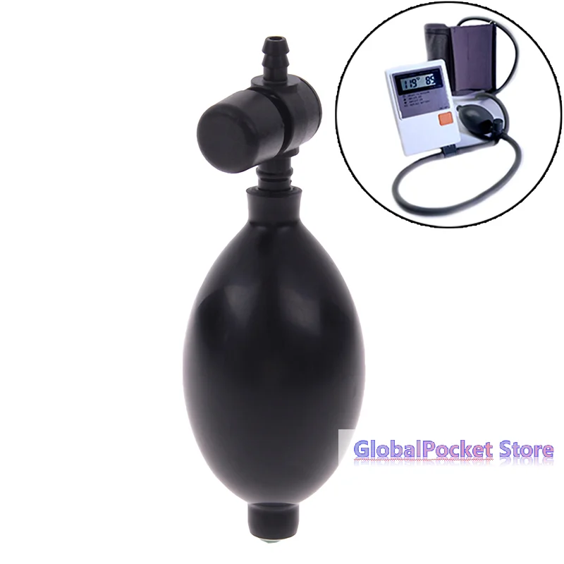 [TG823]Black rubber blood pressure sphygmometer adjustable pump bulb valve accessories