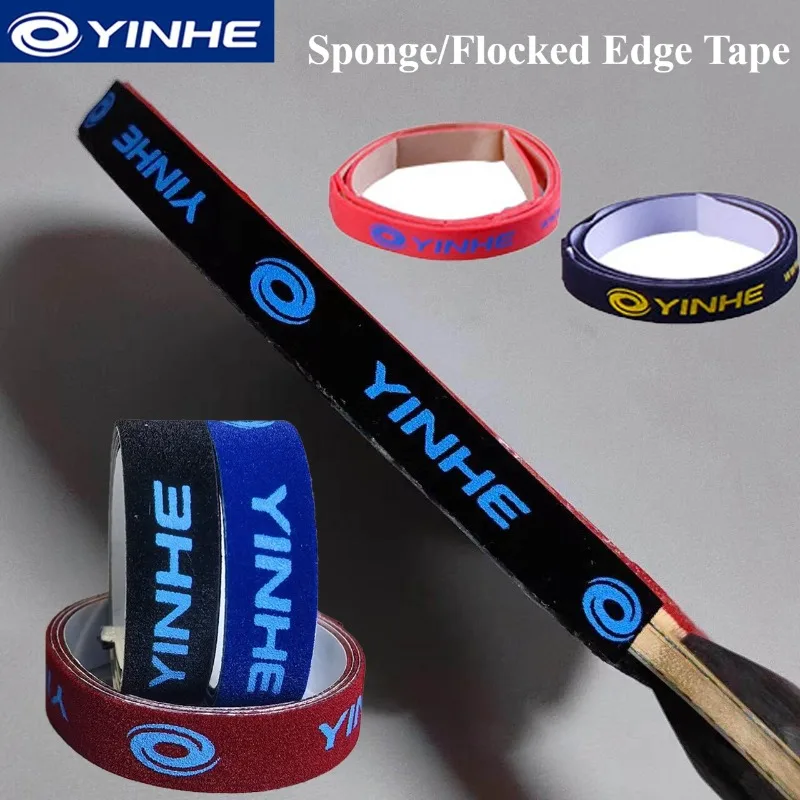 

Yinhe SelfAdhesive Tape Table Tennis Racket Edge Guard Sponge/Flocked Edge Anti-Collision Ping Pong Bat Side Protector Strip
