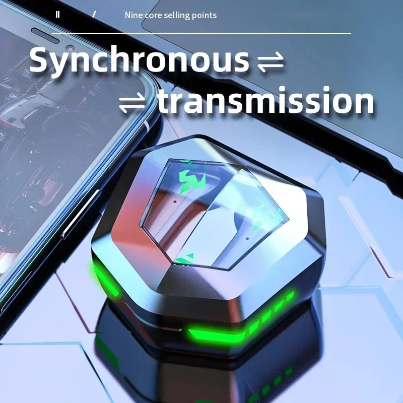 

5.3 Mini touch stereo earbuds Bluetooth headset led display low latency wireless earphone in-ear CIRCE N35 wireless TWS