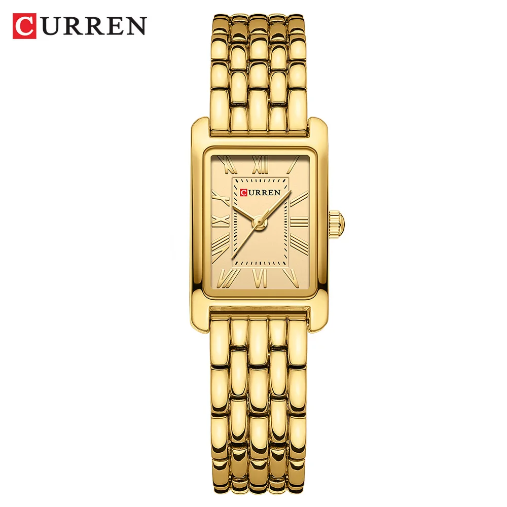 CURREN New Women Watch Light Luxury Brand Stainless Steel Ladies Business Watches Female Student Fashion Quartz Wristwatch