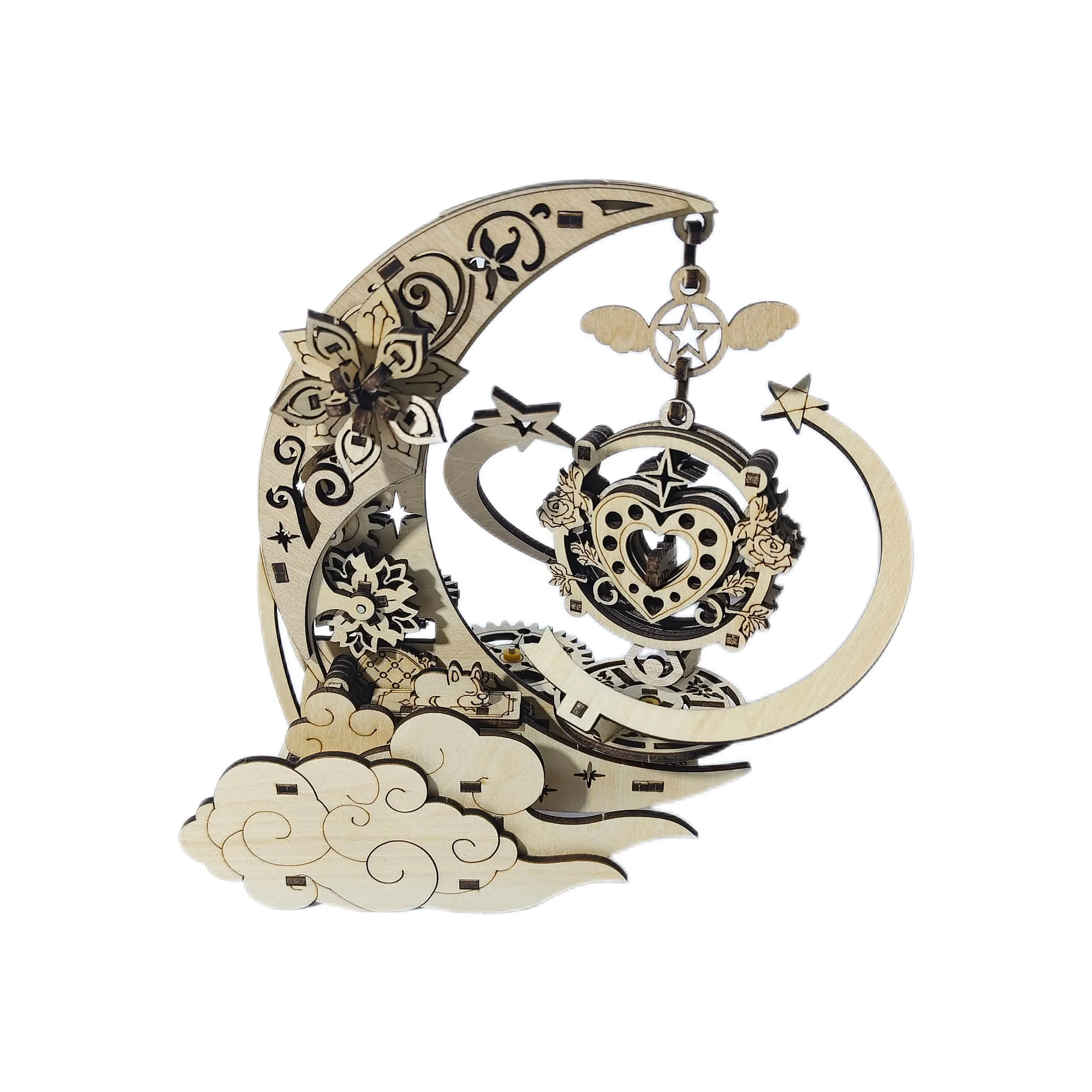 

3D деревянный DIY комплект музыкальной модели «Сделай сам», идеальный подарок для взрослых, идеально подходит для Рождества