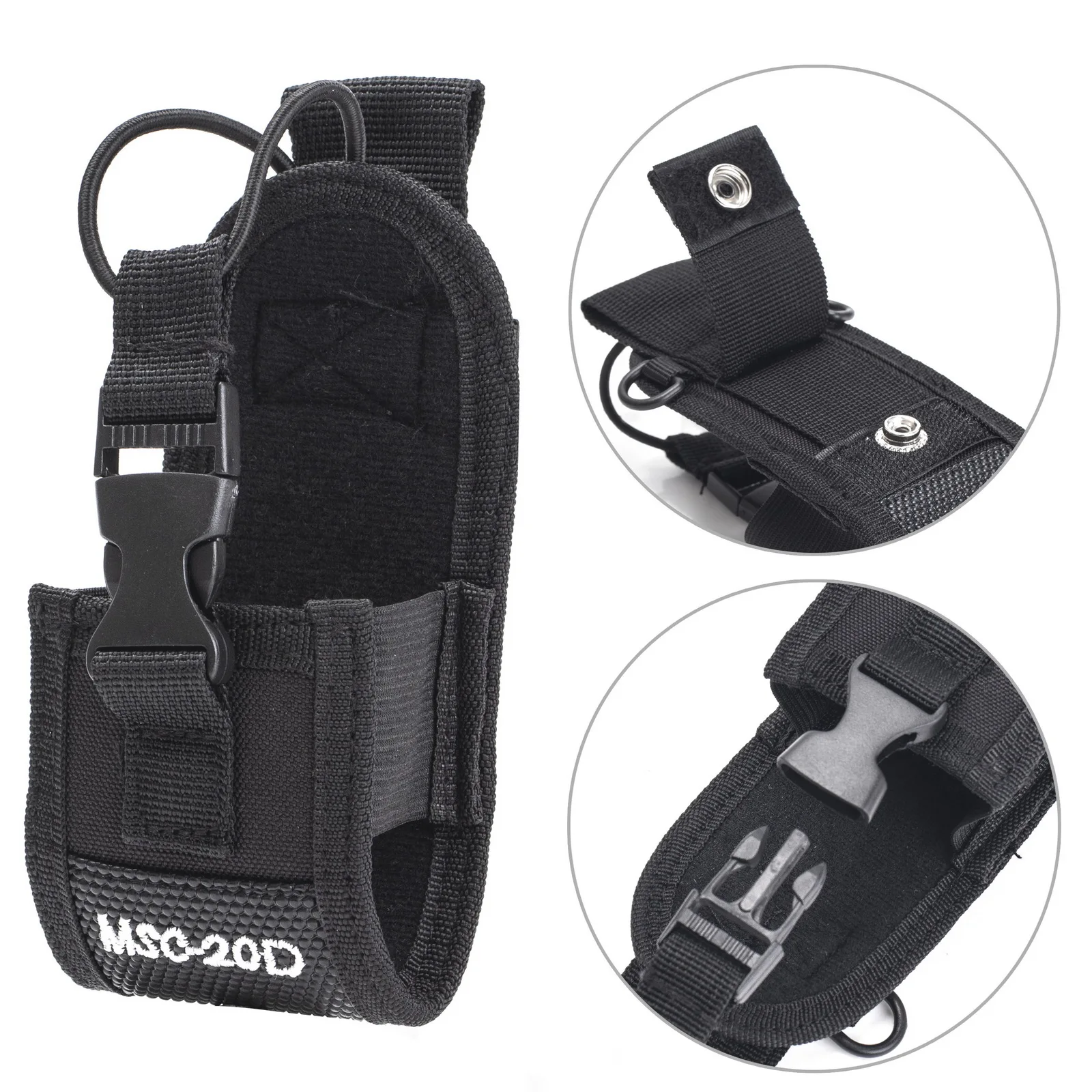 Gtwoilt MSC-20D Nylon Carry Case For Walkie Talkie BaoFeng UV-5R UV-5RA UV-5RB UV-5RC/5RE UV-B6 BF-888S TYT Mototrola Radio