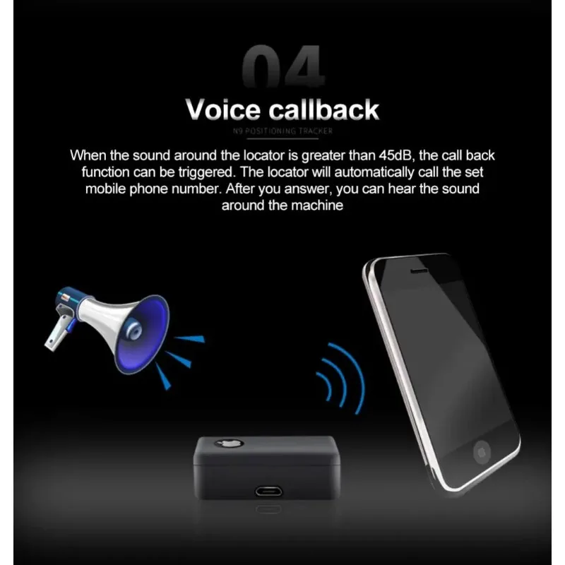 N9 جهاز تتبع صغير بنظام تحديد المواقع GSM 2G حماية أمنية العلامة الذكية جهاز تتبع GPS جهاز تعقب المركبات مانع الخسارة محدد الموقع