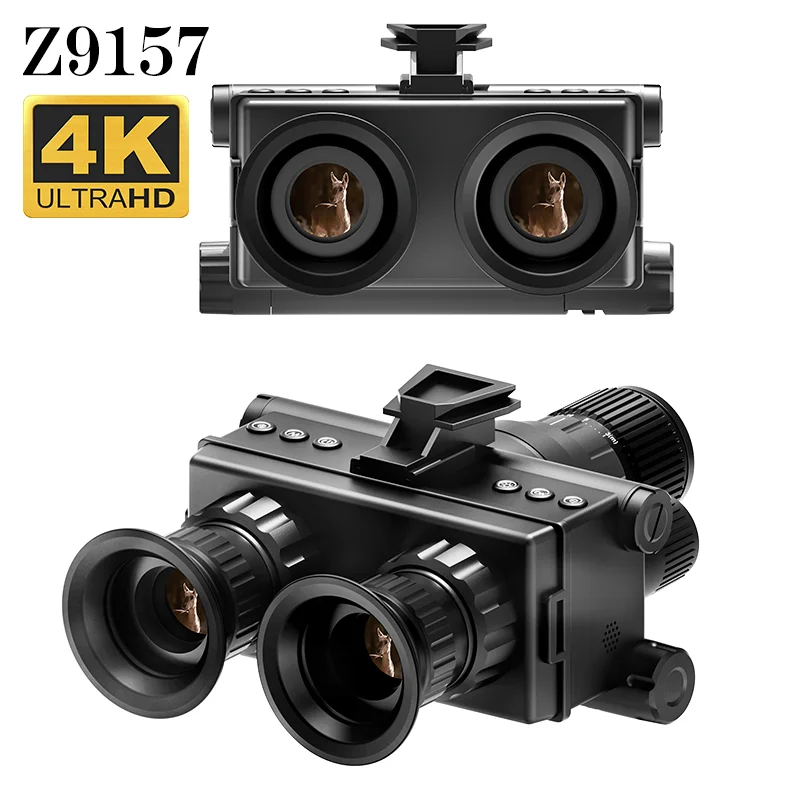 

Z9157 4K Gen 2/3 охотничий бинокль ночного видения 600 м на голове шлем 8x Zoom очки ночного видения с тактическим фонариком