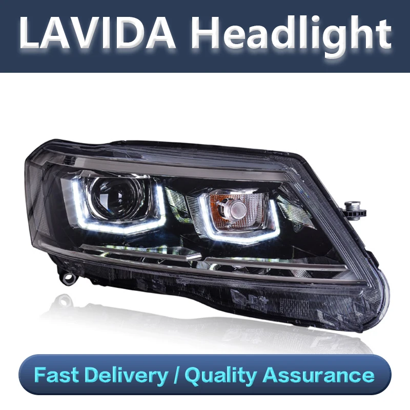 Headlights LED  for Toyota LAVIDA 2012-2014  Head Lights DRL Front Lamp LED Day Running Lights