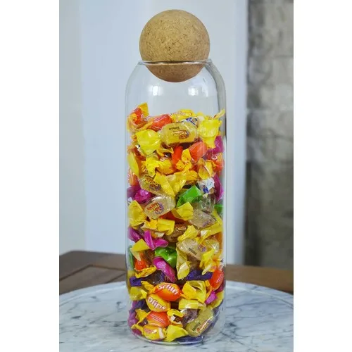 Dad Kamila-Cork Glass Jar With Lid in Mega 1200 ml