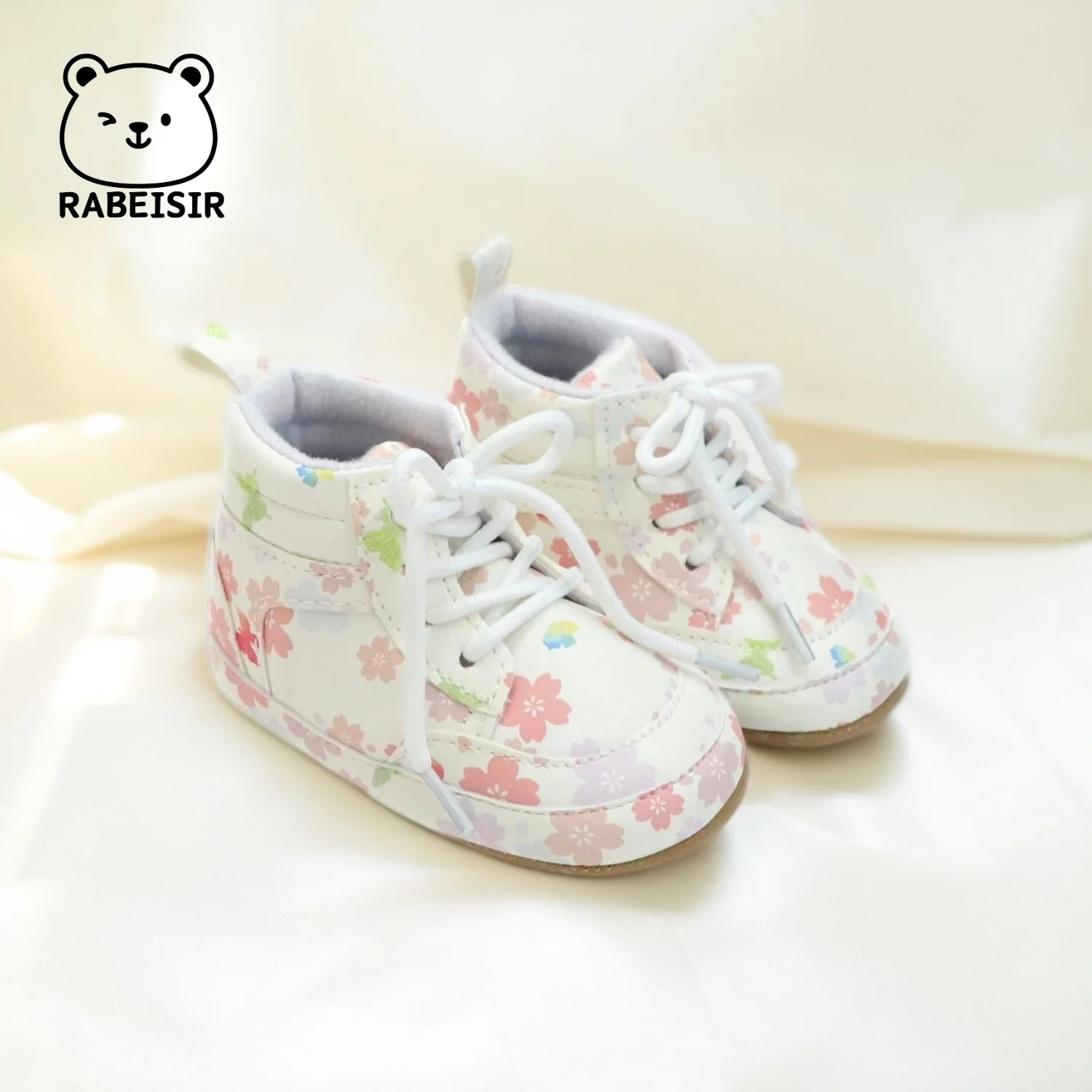 

Кроссовки для маленьких девочек, детские кроссовки, высокие туфли, дышащие, нескользящие, простые и универсальные, весенне-осенний стиль