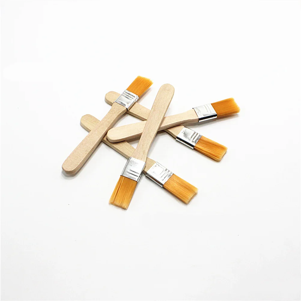 

20 Pcs Cleaning Brush Keyboard Repair Wood Short Hair Paint Dedusting Small Beige