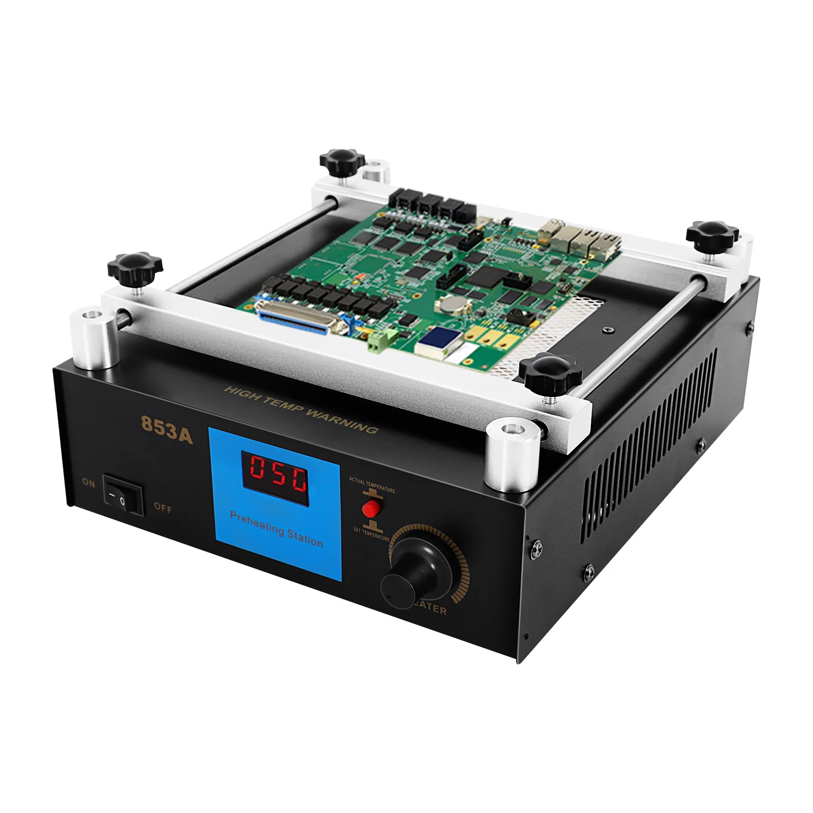 YIHUA 853A BGA IR سخان مسبق بالأشعة تحت الحمراء لوح تسخين إلكتروني محطة إعادة العمل 110/220 فولت 450 وات #1