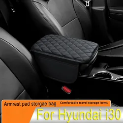 Car Interior Accessories Armrest Box Height Increase Pad Storage Bag Center Console Cover for Hyundai I20 I30 Ix35 Tucson