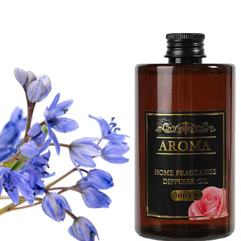 مجموعة موزع زيت عطري Bluebell سعة 300 مل - رائحة تدوم طويلاً لمعطر الهواء في غرفة النوم المنزلية والحمام