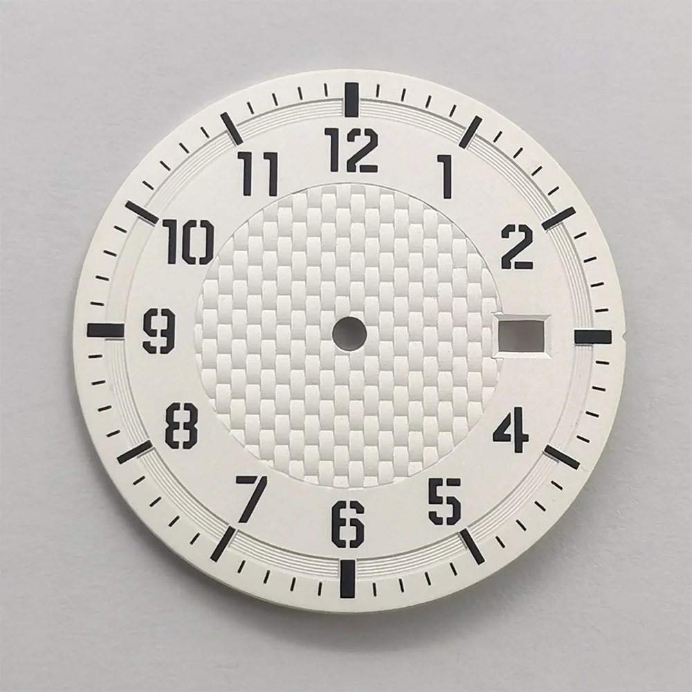 

Customized 33.8mm Dial NH35 Watch Dial Face Fit for NH35 NH36 Movement 33.8mm Green Luminous Watch Faces