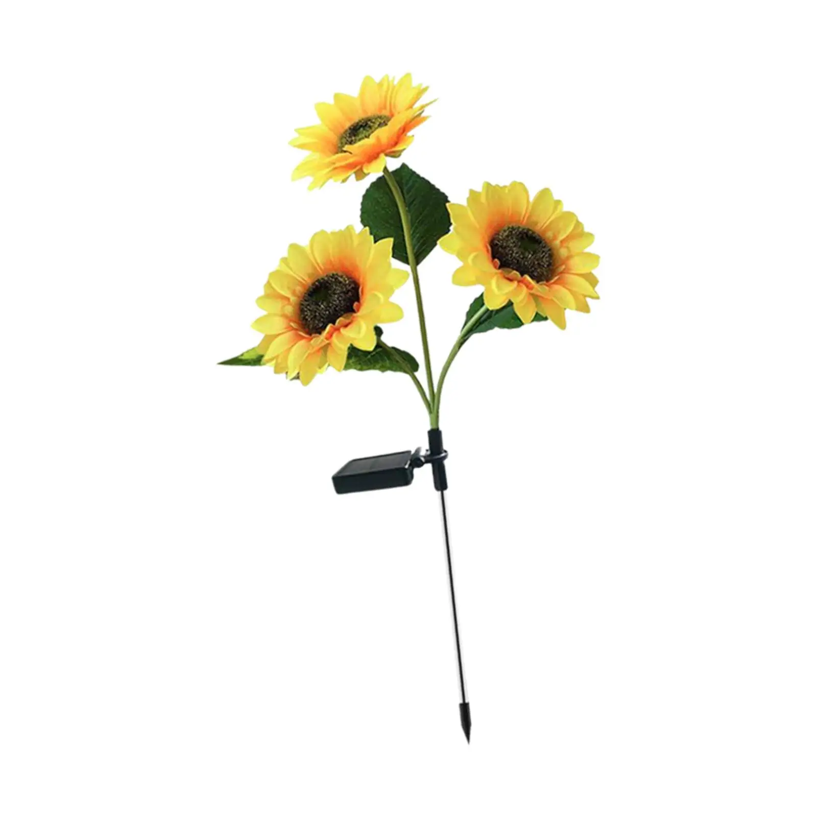 Luci solari del palo del giardino del girasole delle luci solari del girasole per il giardino all'aperto dell'iarda
