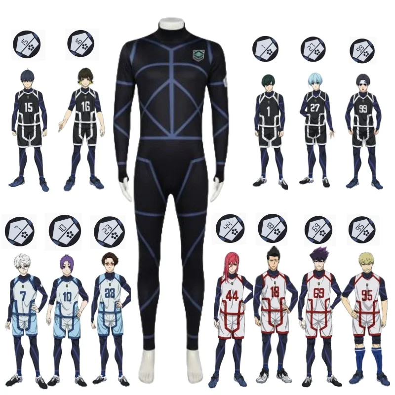 コスプレ衣装,青のロック,男の子用,いさぎ,yoichi,bachira,meguru,タイツ,chigiri hyoma,ジャージ,mikage reo,ボディスーツ,ジャンプスーツ,シーズン2