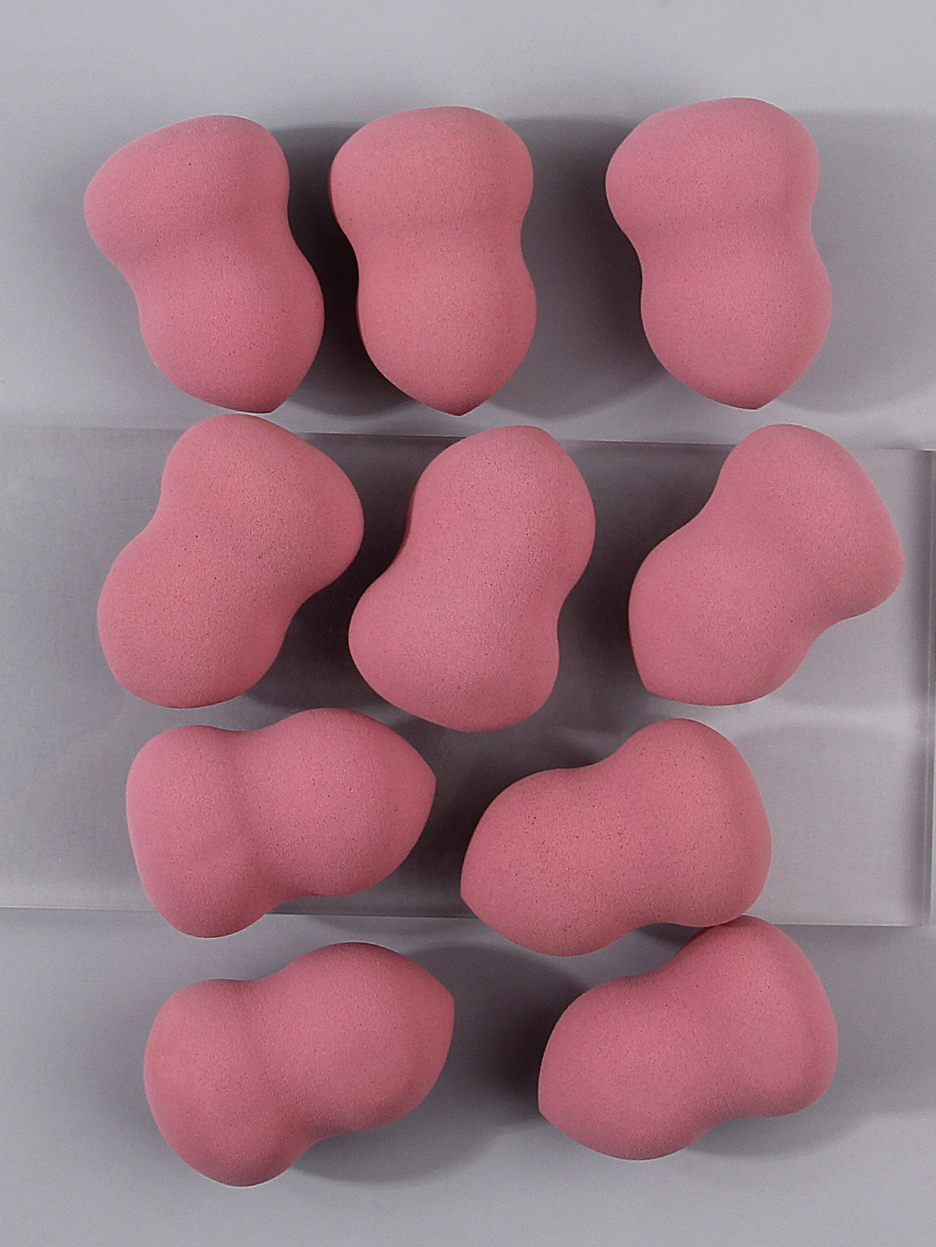 10 قطع من مسحوق القرع عالي الجودة كبير الحجم، بيضة تجميل، سائل أساس جاف ورطب ثنائي الغرض، كريم BB، إسفنجة مكياج