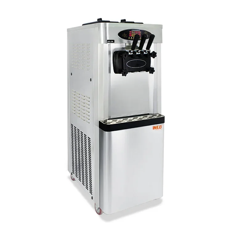 Commercial Hot Sale Ice Cream Machine 3 Flavors Machine for Making Soft Ice-Cream Automatic Soft Ice Cream Making Machine