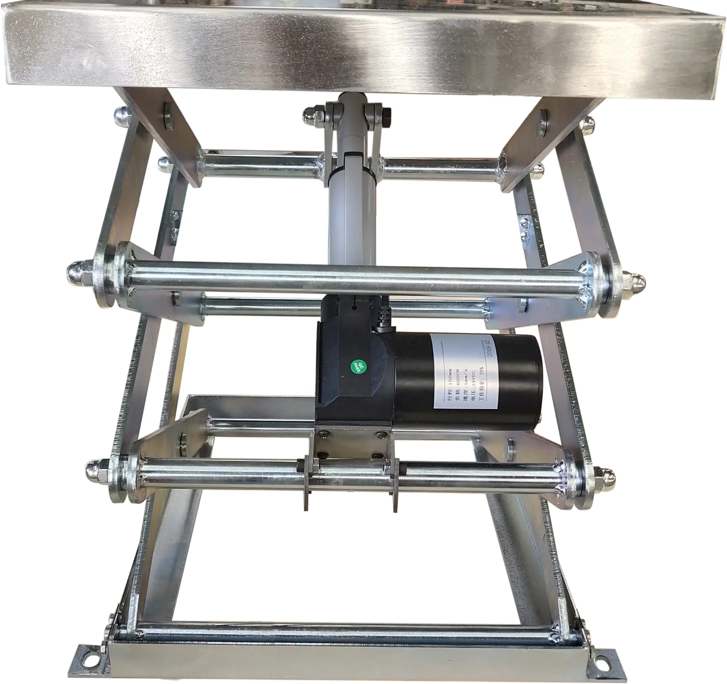 100 a 1500Kg pequeña mesa elevadora de tijera eléctrica liviana