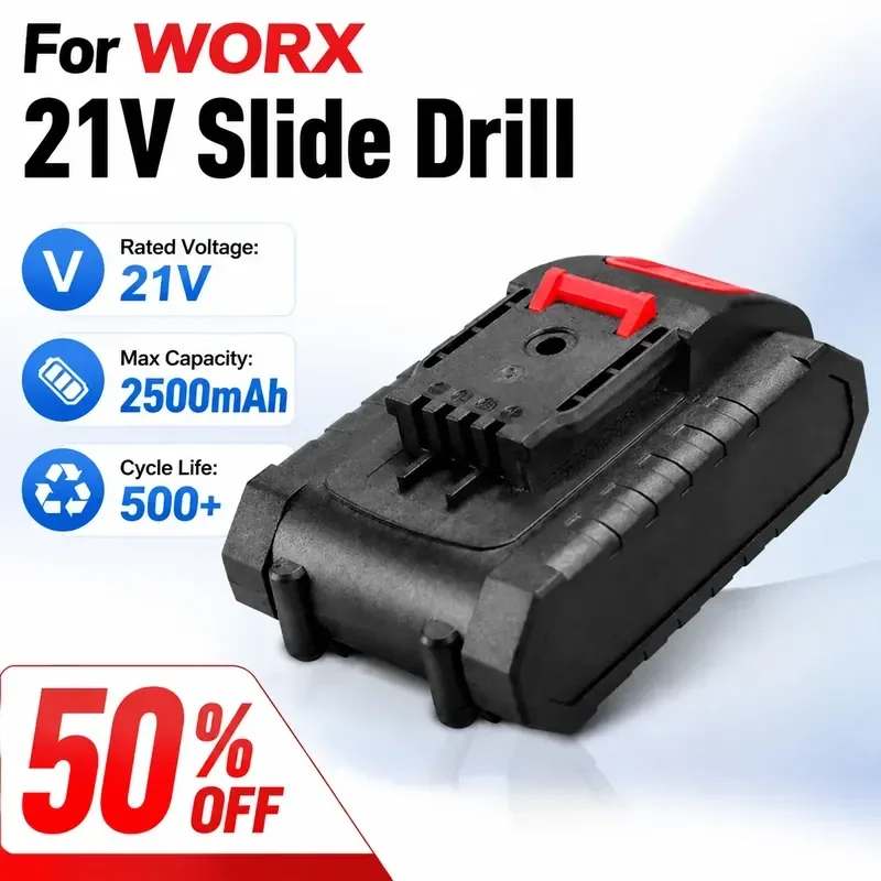 

For 21V flat push model, hand drill battery, Vickers pin, universal power tool lithium battery