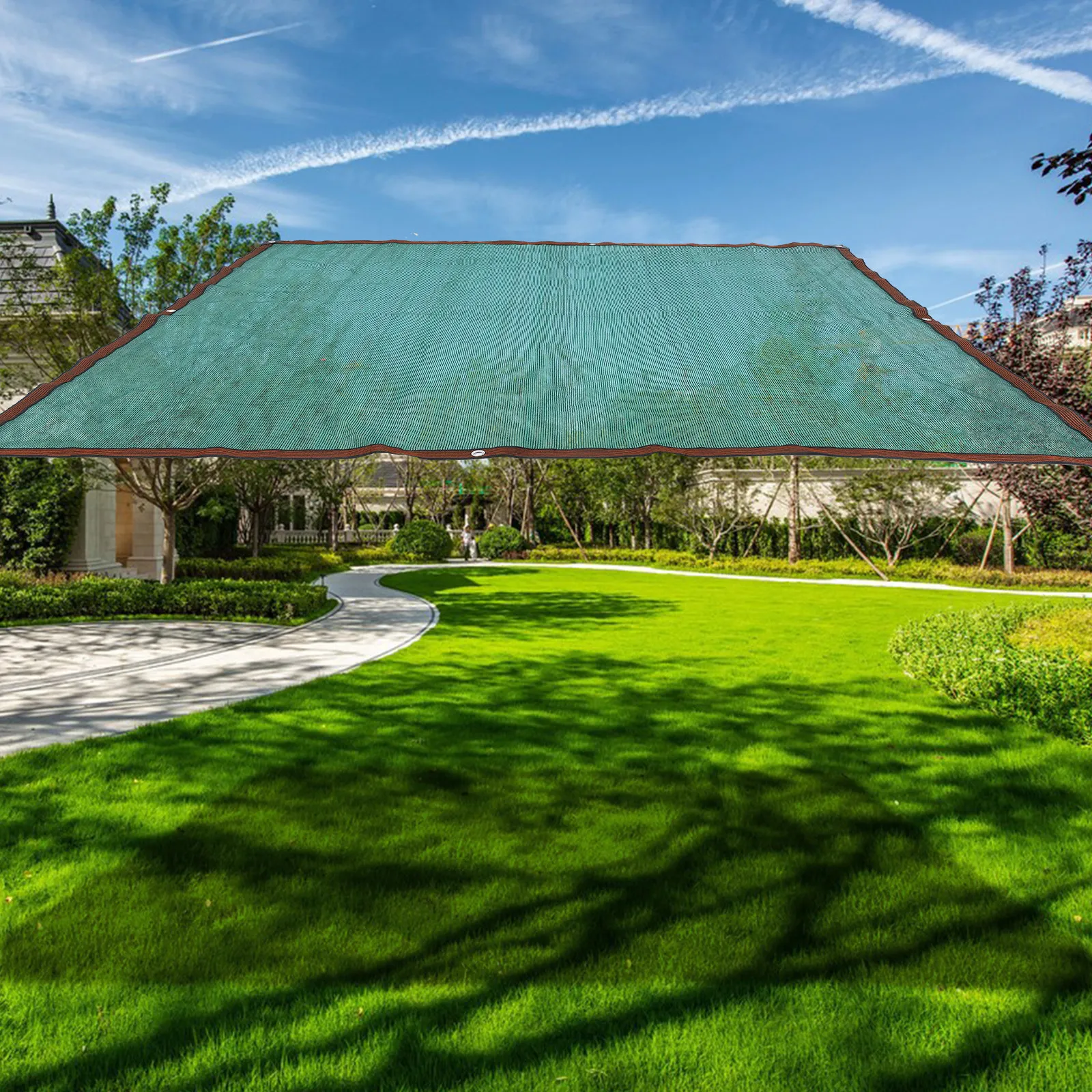 

Large Shade Cloth Pe Material Outdoor Sun Blocking Net Plant Sunshade Cover Balcony Garden Heat Resistant Tarps