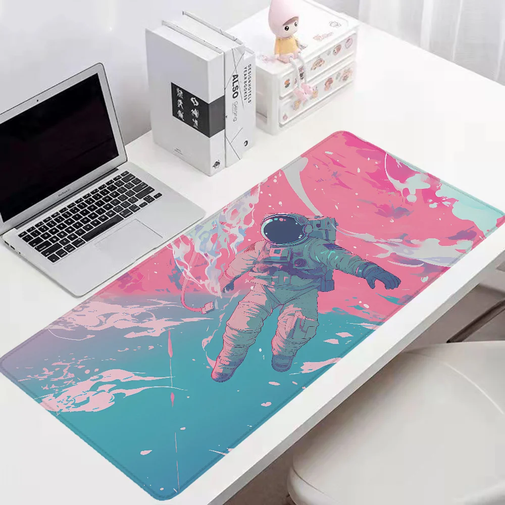 BUBBLE ASTRO Mause Pad Gaming Setup Accessories Computer Mat Mouse Mats Mousepad Gamer 900x400 Desktops Keyboard Extended Desk