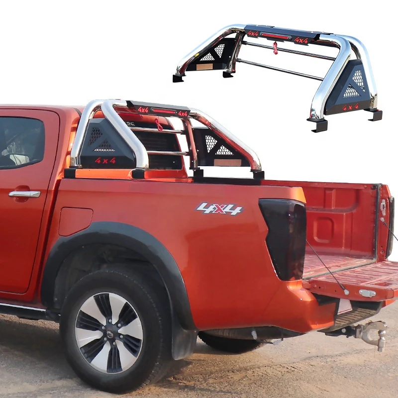 4X4 Pickup Truck Sport Roll Bar Max Design Heavy Duty Off-Road Exterior Accessories Fits Tacoma Ranger Models