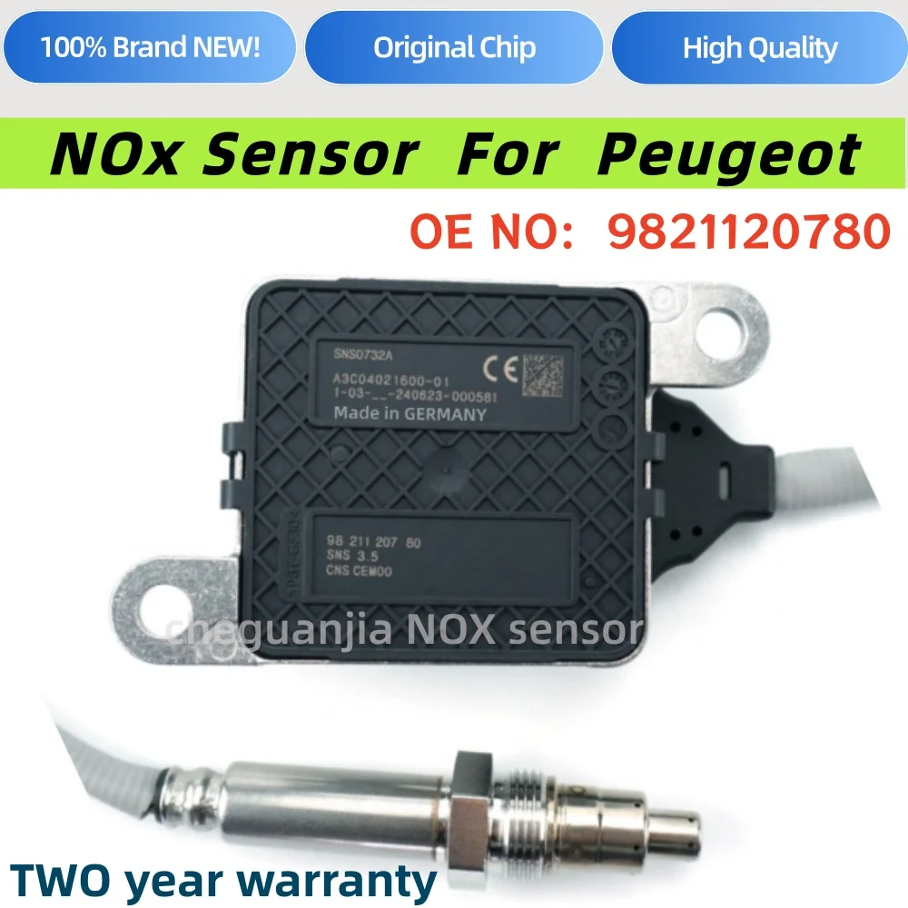 

9821120780 Nitrogen Oxygen Sensor NOX Sensor For Citroen Peugeot 308 3008 5008 2.0 HDi 2012-2021 9821120780
