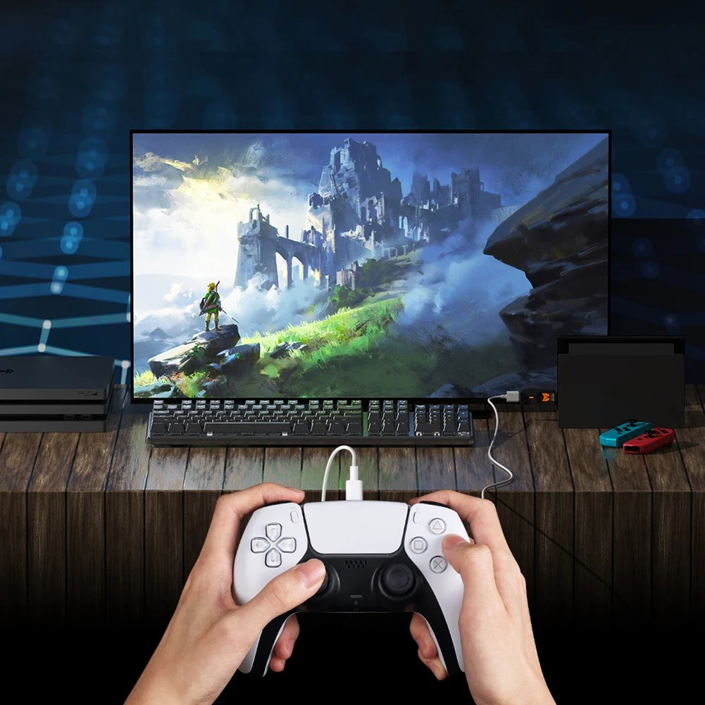 

Контроллер BIGBIG WON R90, геймпад, USB-адаптер для консоли Switch PS4/PS5 XBOX