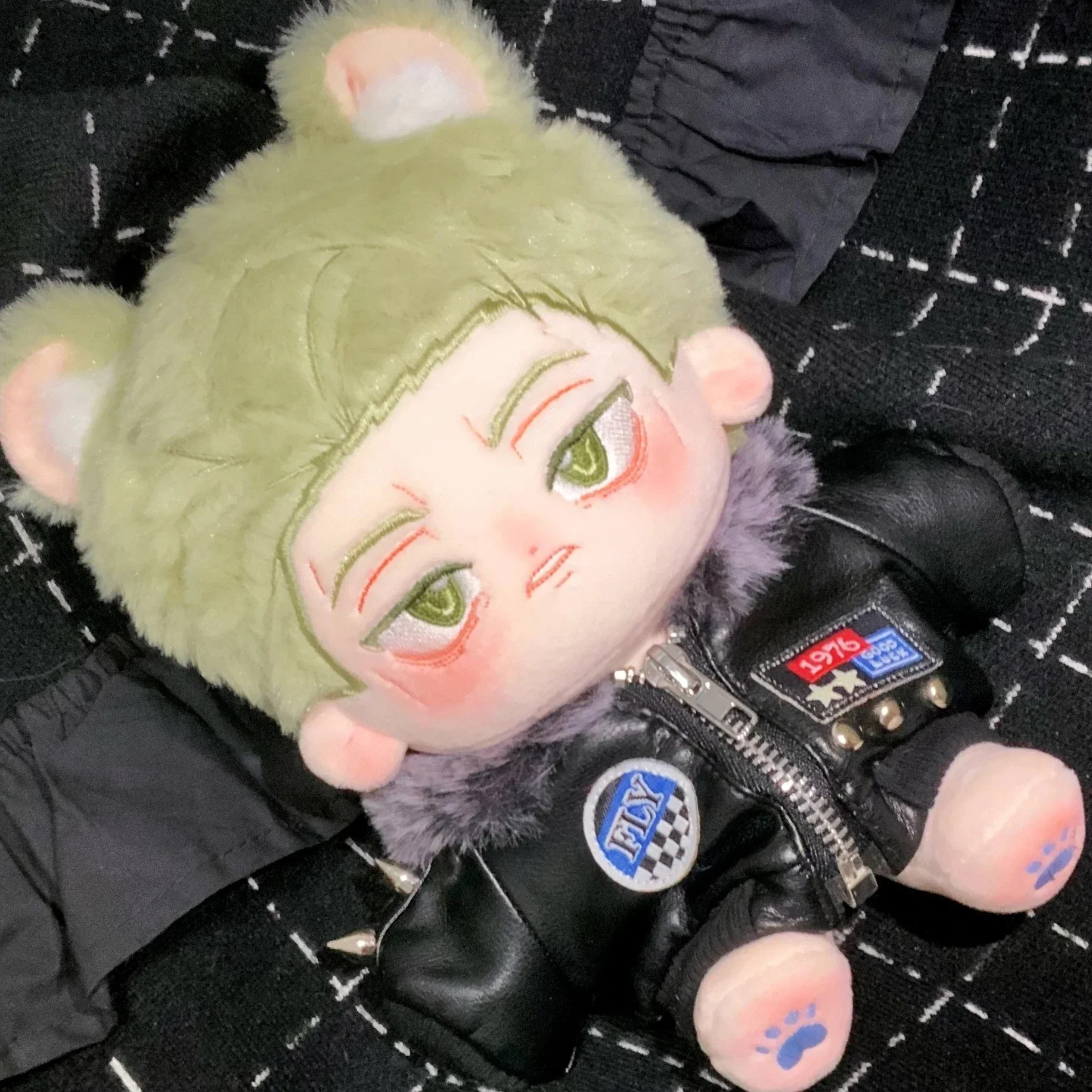 

20cm Nanami Kento Animal Monster Ear Cosplay Soft Plush Doll Body Dress Up Cotton Stuffed Toys Dolls Anime Mascot Xmas Gift